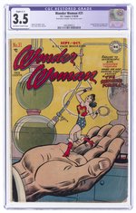 WONDER WOMAN #31 SEPTEMBER-OCTOBER 1948 CGC RESTORED 3.5 SLIGHT (C-1) VG-.