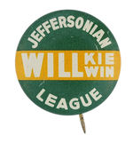 "WILLKIE WIN JEFFERSONIAN LEAGUE."