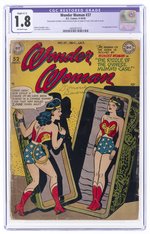 WONDER WOMAN #37 SEPTEMBER-OCTOBER 1949 CGC RESTORED 1.8 SLIGHT (C-1) GOOD- (FIRST CIRCE).