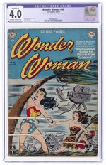 WONDER WOMAN #40 MARCH-APRIL 1950 CGC RESTORED 4.0 SLIGHT (C-1) VG.