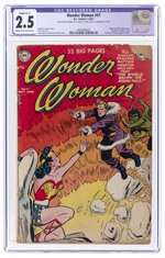 WONDER WOMAN #47 MAY-JUNE 1951 CGC RESTORED 2.5 SLIGHT (C-1) GOOD+.