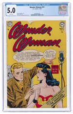 WONDER WOMAN #51 JANUARY-FEBRUARY 1952 CGC 5.0 VG/FINE.