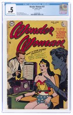 WONDER WOMAN #53 MAY-JUNE 1952 CGC 0.5 POOR.