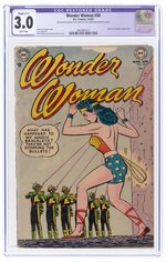 WONDER WOMAN #58 MARCH-APRIL 1953 CGC RESTORED 3.0 SLIGHT (C-1) GOOD/VG.