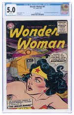 WONDER WOMAN #81 APRIL 1956 CGC 5.0 VG/FINE.