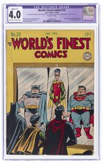 WORLD'S FINEST COMICS #32 JANUARY-FEBRUARY 1948 CGC RESTORED 4.0 SLIGHT (C-1) VG.