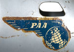 MARX “PAN AMERICAN WORLD AIRWAYS” LARGE PRESSED STEEL PLANE.