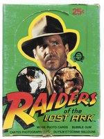 1981 O-PEE-CHEE (TOPPS) RAIDERS OF THE LOST ARK COMPLETE GUM CARD WAX BOX.