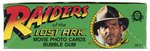 1981 O-PEE-CHEE (TOPPS) RAIDERS OF THE LOST ARK COMPLETE GUM CARD WAX BOX.