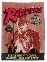 1981 O-PEE-CHEE (TOPPS) RAIDERS OF THE LOST ARK COMPLETE GUM CARD WAX BOX.