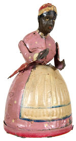 GUNTHERMAN HAND-PAINTED BLACK LADY TIN WIND-UP.