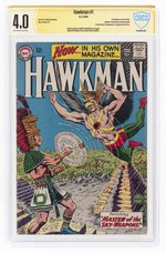 HAWKMAN #1 APRIL-MAY 1964 CBCS VERIFIED SIGNATURE 4.0 VG.