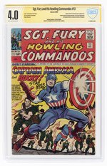 SGT. FURY AND HIS HOWLING COMMANDOS #13 DECEMBER 1964 CBCS 4.0 VG SIGNATURE.