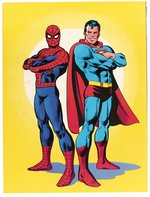 DC AND MARVEL PRESENT THE BATTLE OF THE CENTURY - SUPERMAN VS THE AMAZING SPIDER-MAN TREASURY SIZE COMIC.