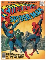 DC AND MARVEL PRESENT: SUPERMAN AND SPIDER-MAN MARVEL TREASURY EDITION #28 COMIC.