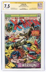 X-MEN #95 OCTOBER 1975 CGC SIGNATURE SERIES 7.5 VF- (DOUBLE COVER).