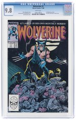 WOLVERINE #1 NOVEMBER 1988 CGC 9.8 NM/MINT (FIRST WOLVERINE AS PATCH).