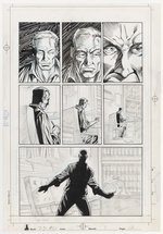 DARK DOMINION #0 UNUSED SIX STORY PAGES ORIGINAL ART BY JOE JAMES.