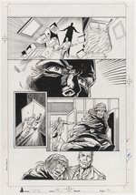 DARK DOMINION #0 UNUSED SIX STORY PAGES ORIGINAL ART BY JOE JAMES.