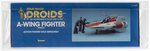 STAR WARS: DROIDS (1985) - A-WING FIGHTER VEHICLE AFA 60 EX.