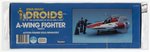 STAR WARS: DROIDS (1985) - A-WING FIGHTER VEHICLE AFA 60 EX.