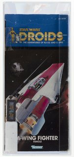 STAR WARS: DROIDS (1985) - A-WING FIGHTER VEHICLE AFA 60 EX.