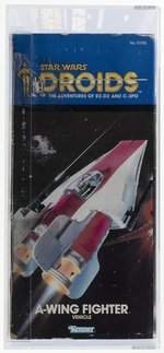 STAR WARS: DROIDS (1985) - A-WING FIGHTER VEHICLE AFA 60 EX.