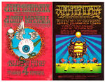 JIMI HENDRIX BILL GRAHAM POSTCARD PAIR.