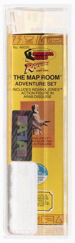 THE ADVENTURES OF INDIANA JONES IN RAIDERS OF THE LOST ARK (1982) - THE MAP ROOM ADVENTURE SET SERIES 2 PLAYSET AFA 80+ NM.