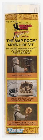 THE ADVENTURES OF INDIANA JONES IN RAIDERS OF THE LOST ARK (1982) - THE MAP ROOM ADVENTURE SET SERIES 2 PLAYSET AFA 80+ NM.