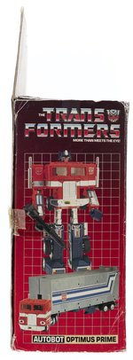 TRANSFORMERS (1984) SERIES 1 - OPTIMUS PRIME BOXED ACTION FIGURE (METAL PLATES).