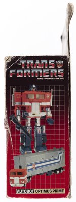 TRANSFORMERS (1984) SERIES 1 - OPTIMUS PRIME BOXED ACTION FIGURE (METAL PLATES).