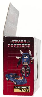 TRANSFORMERS (1985) SERIES 2 CAR - TRACKS BOXED ACTION FIGURE.