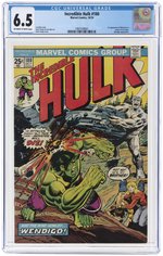 INCREDIBLE HULK #180 OCTOBER 1974 CGC 6.5 FINE+ (FIRST WOLVERINE CAMEO).