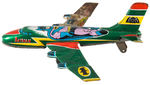 “BATMAN” JAPANESE TIN LITHO FRICTION AIRPLANE.