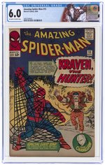 AMAZING SPIDER-MAN #15 AUGUST 1964 CGC 6.0 FINE (FIRST KRAVEN THE HUNTER).