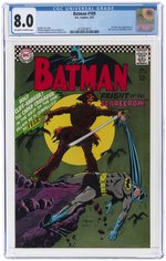 BATMAN #189 FEBRUARY 1967 CGC 8.0 VF (FIRST SILVER AGE SCARECROW).