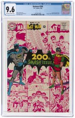 BATMAN #200 MARCH 1968 CGC 9.6 NM+.