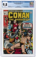 CONAN THE BARBARIAN #2 DECEMBER 1970 CGC 9.8 NM/MINT.