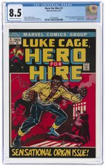 HERO FOR HIRE #1 JUNE 1972 CGC 8.5 VF+ (FIRST LUKE CAGE & DIAMONDBACK).