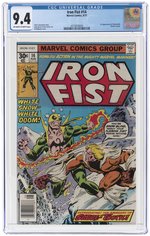 IRON FIST #14 AUGUST 1977 CGC 9.4 NM (FIRST SABRETOOTH).