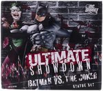 DC DIRECT ULTIMATE SHOWDOWN STATUE BATMAN WAX HEAD SCULPT PROTOTYPE & BOXED STATUE BY TIM BRUCKNER.