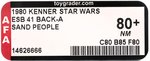 STAR WARS: THE EMPIRE STRIKES BACK (1980) - SAND PEOPLE (TUSKEN RAIDER) 41 BACK-A AFA 80+ NM.