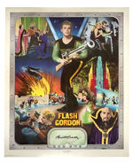 "FLASH GORDON/BUSTER CRABBE" AUTOGRAPHED POSTER.