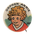 "ORPHAN ANNIE" SCARCE VOTERS FIRST YEAR OVALTINE PREMIUM BUTTON.