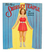 “THE NEW SHIRLEY TEMPLE” PAPER DOLL BOOK.