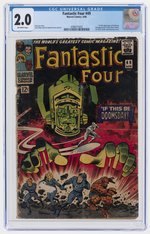 FANTASTIC FOUR #49 APRIL 1966 CGC 2.0 GOOD (FIRST FULL GALACTUS).