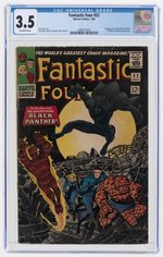 FANTASTIC FOUR #52 JULY 1966 CGC 3.5 VG- (FIRST BLACK PANTHER).