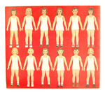 QUEEN HOLDEN “40 BOYS & GIRLS AT SCHOOL” PAPER DOLL BOOK.