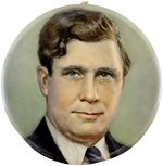 WILLKIE OVERSIZED 9" 1940 PORTRAIT BUTTON UNLISTED IN HAKE.